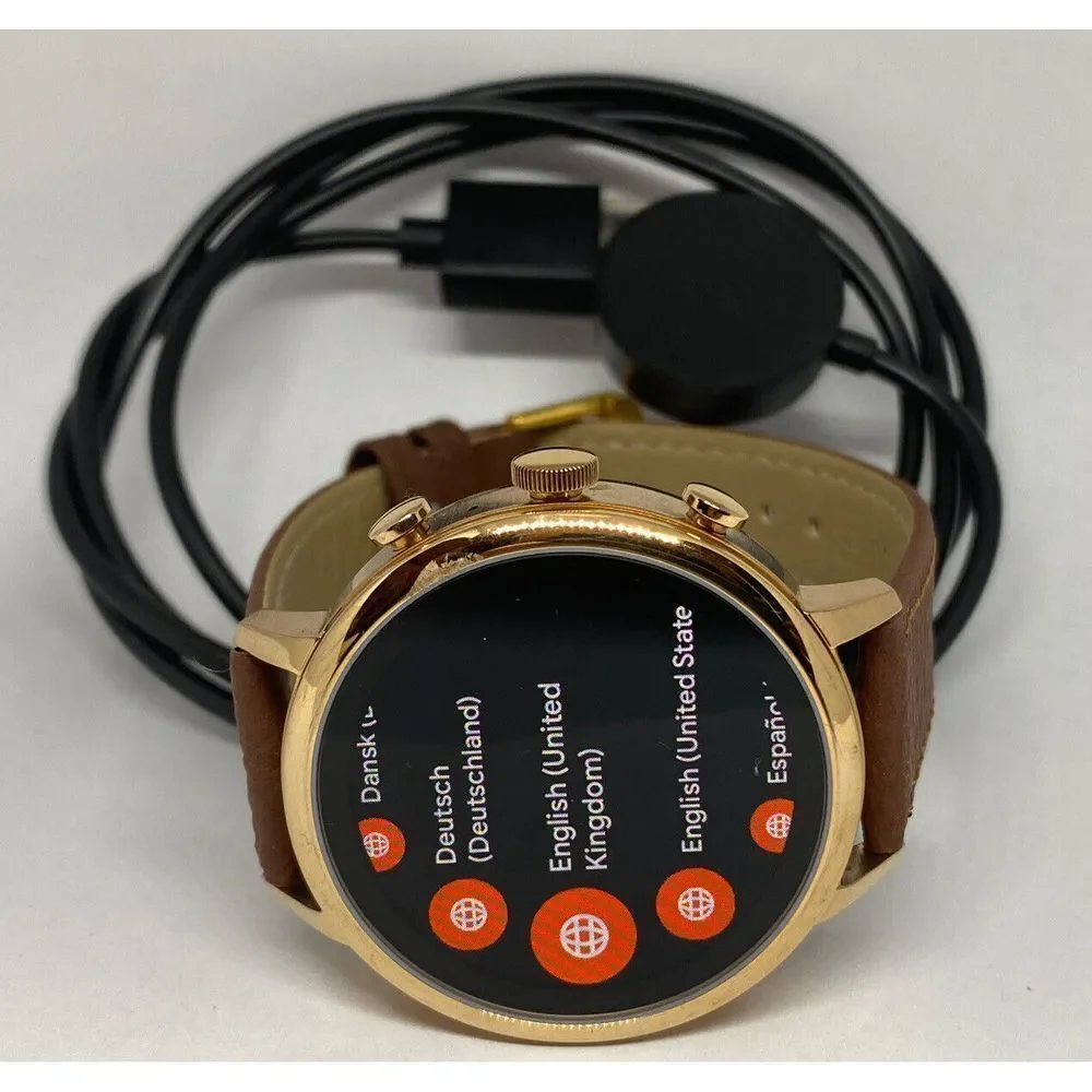 Fossil Gen 4 Authentic Digital Dial Smart Watch Custom Band FTW6031 DC66